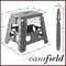 Casafield Folding Step Stools with Handle (Set of 2) - Portable Collapsible Small Plastic Foot Stool - Use in the Kitchen, Bathroom and Bedroom